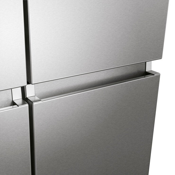 Hisense RQ758N4SASE, Pureflat Multidoor Fridge Freezer, E Rated in Silver