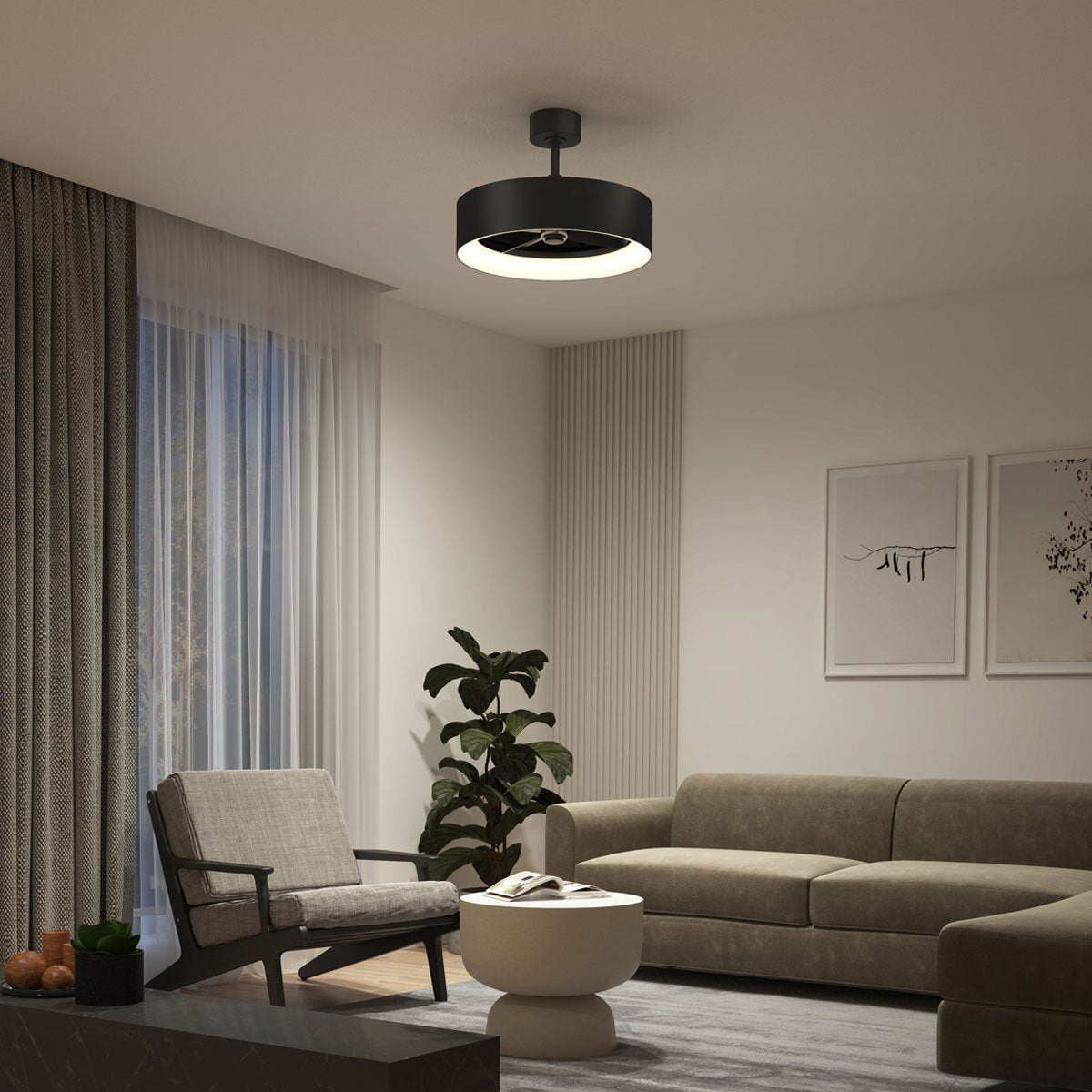 Artika Aiden 24" (61cm) Fan Light with Remote Control