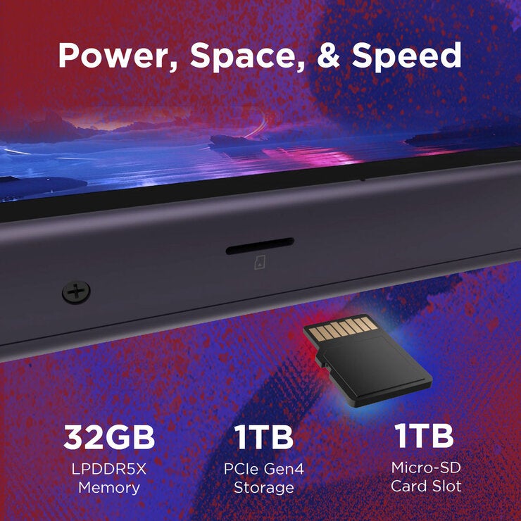 Lenovo Legion Go S, AMD Ryzen Z2 Go, 16GB RAM, 1TB SSD, 8 Inch Handheld Gaming PC Console, 83L3003BUK