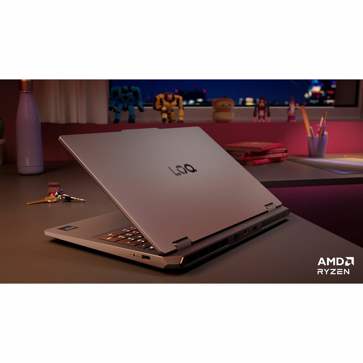 Lenovo LOQ 15ARP11, AMD Ryzen 7, 16GB RAM, 1TB SSD, NVIDIA GeForce RTX 5050, 15.6 Inch, Gaming Laptop, 83VA0007UK
