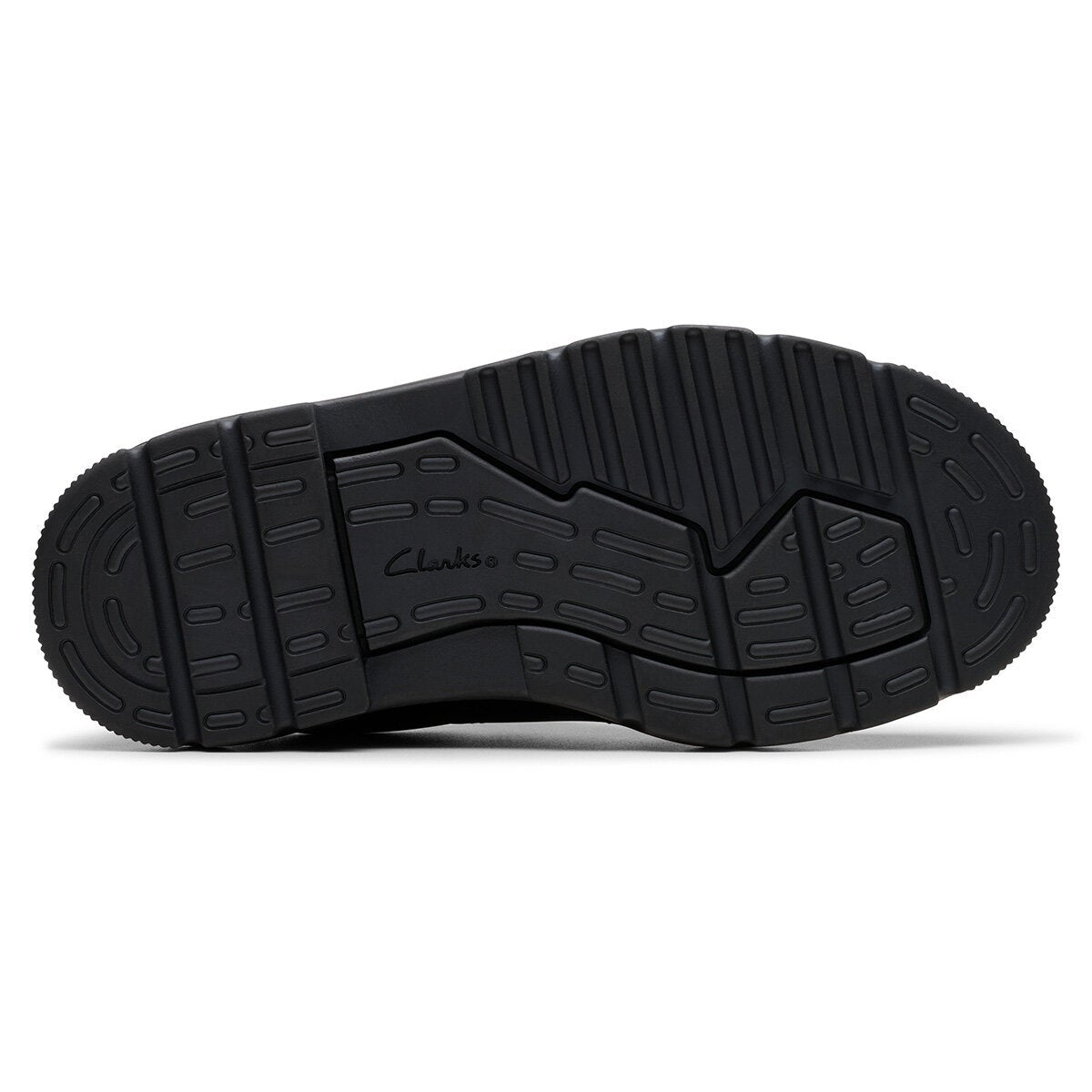 Clarks Kids Lorcam Edge Black Leather Shoes | Costco UK