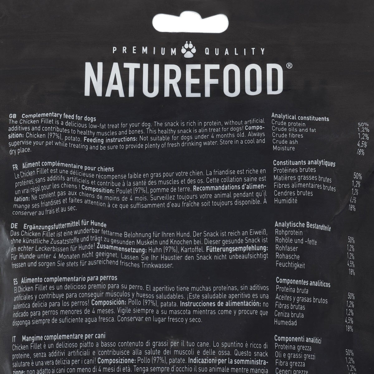 Nature Food Chicken Fillet Dog Treats, 1kg | Costco UK