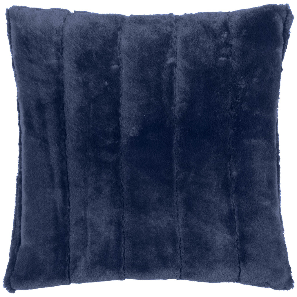 Empress Faux Fur Cushion Navy