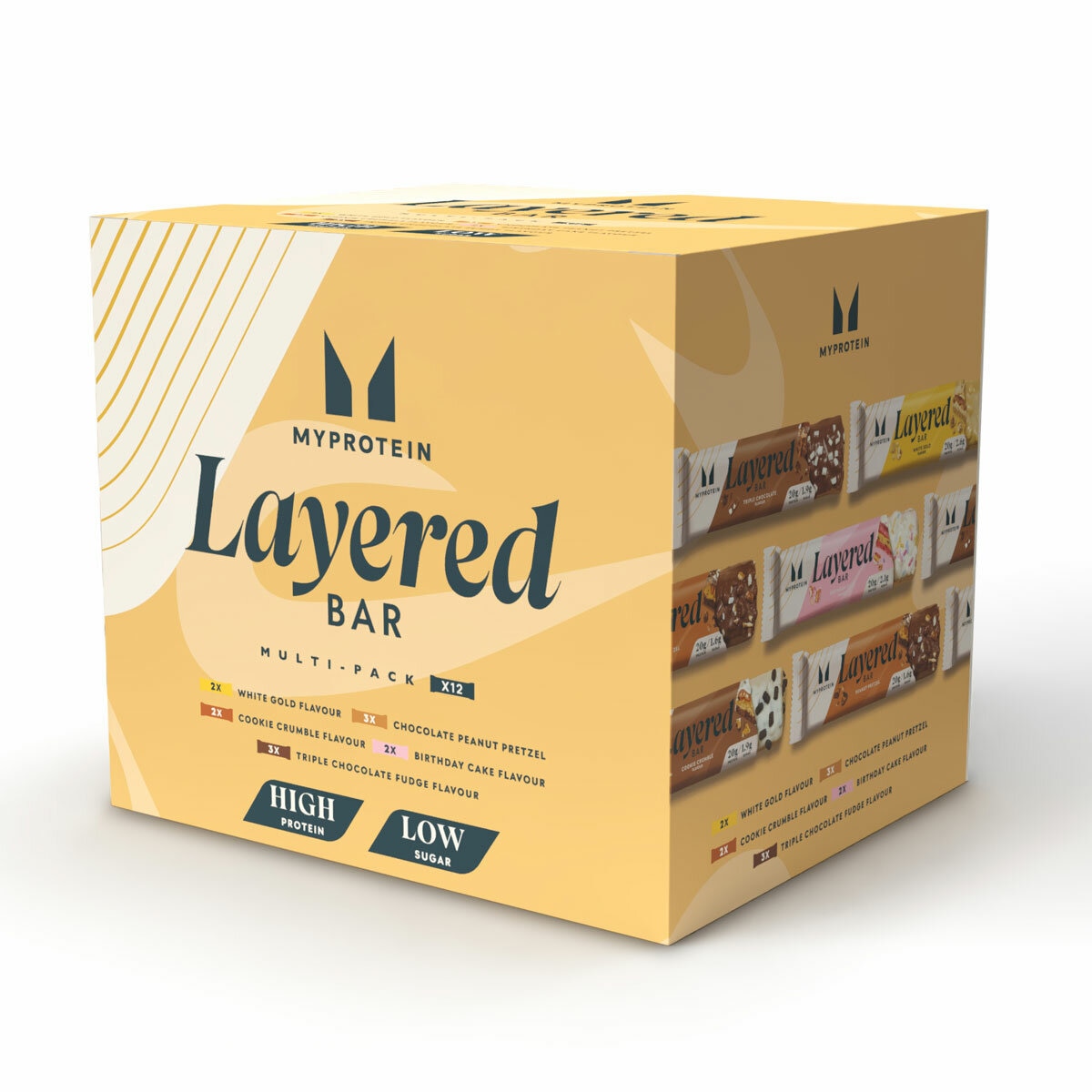 MyProtein Layered Bar Multipack, 12 x 60g