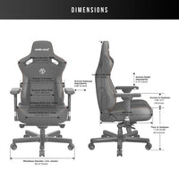 anda seaT Kaiser Series 3 Large Gaming Chair, Black