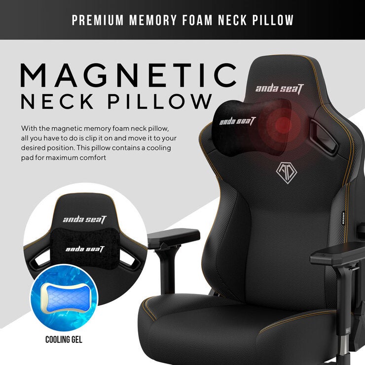 anda seaT Kaiser Series 3 Large Gaming Chair, Black
