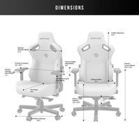 anda seaT Kaiser Series 3 Large Fabric Gaming Chair, Grey