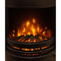 Flare Tunstall Electric Cylinder Stove in Black, 2kW