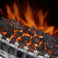 Flare Bayden Inset Electric Fire in Chrome, 2kW