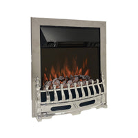Flare Bayden Inset Electric Fire in Chrome, 2kW