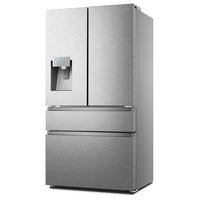 Hisense RF728N4SASE, Multidoor W3 with Non Plumbed Water and Ice Dispenser, E Rated in Stainless Steel
