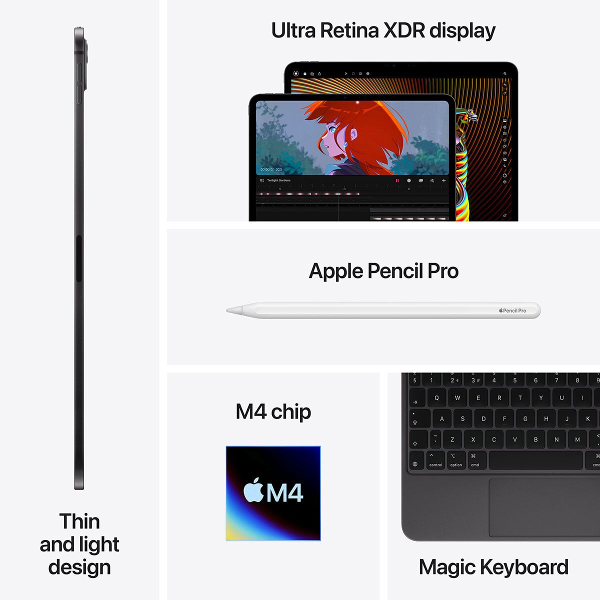 Apple iPad Pro M4, 11 Inch, WiFi 2TB