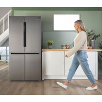 Bosch KFN96VPEAG, Multidoor Fridge Freezer, E Rated in Stainless Steel