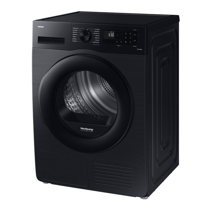 Samsung Series 5, DV90CGC0A0ABEU 9kg Heat Pump Tumble Dryer, A++ Rated in Black