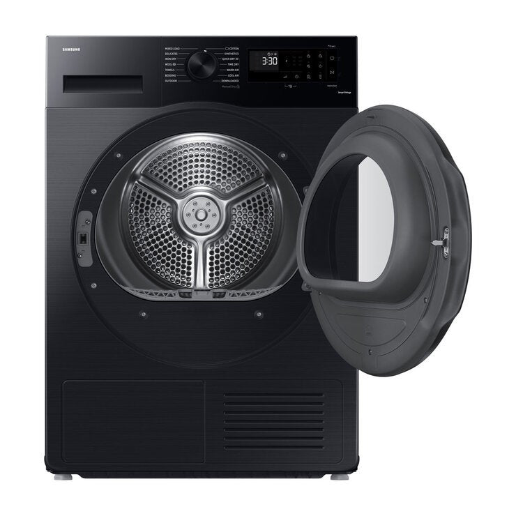 Samsung Series 5, DV90CGC0A0ABEU 9kg Heat Pump Tumble Dryer, A++ Rated in Black