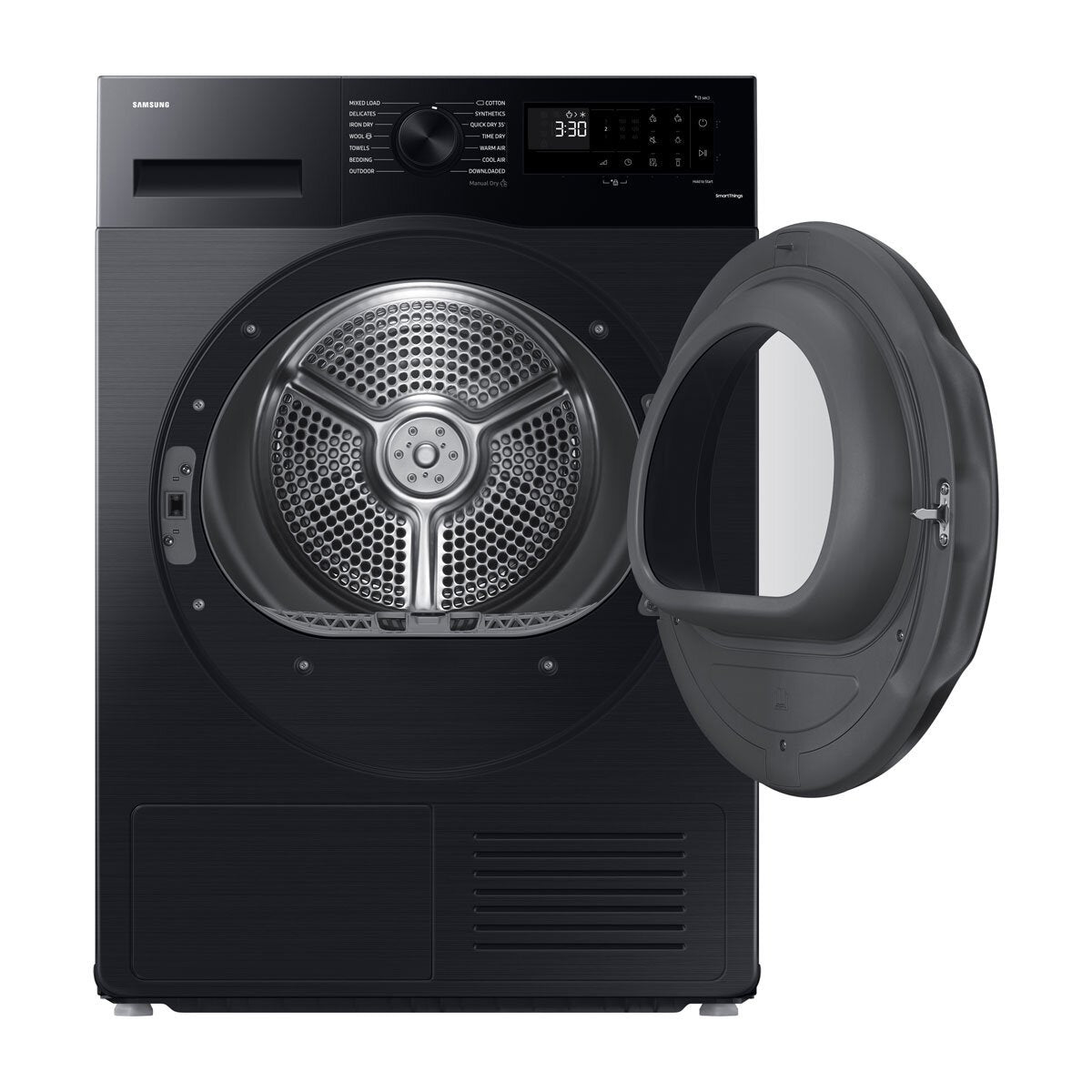 Samsung Series 5, DV90CGC0A0ABEU 9kg Heat Pump Tumble Dryer, A++ Rated in Black