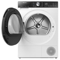 Hisense DH5S102BW, 10kg Heat Pump Tumble Dryer, A+++ Rated in White