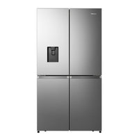 Hisense RQ758N4SWSE, Pureflat Multidoor Fridge Freezer, E Rated in Silver