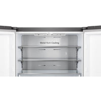 Hisense RQ758N4SASE, Pureflat Multidoor Fridge Freezer, E Rated in Silver