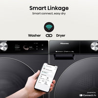 Hisense DH7S107BB, 10kg Heat Pump Tumble Dryer, A+++ Rated in Black