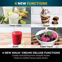 Ninja CREAMi Deluxe 10-in-1 Ice Cream Maker, NC501UK
