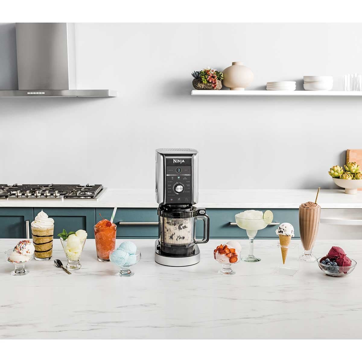 Ninja CREAMi Deluxe 10-in-1 Ice Cream Maker, NC501UK