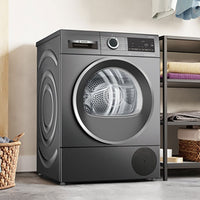 Bosch WQG245R2GB, Series 6, 9kg, Heat Pump Tumble Dryer A+++ Rating in Graphite
