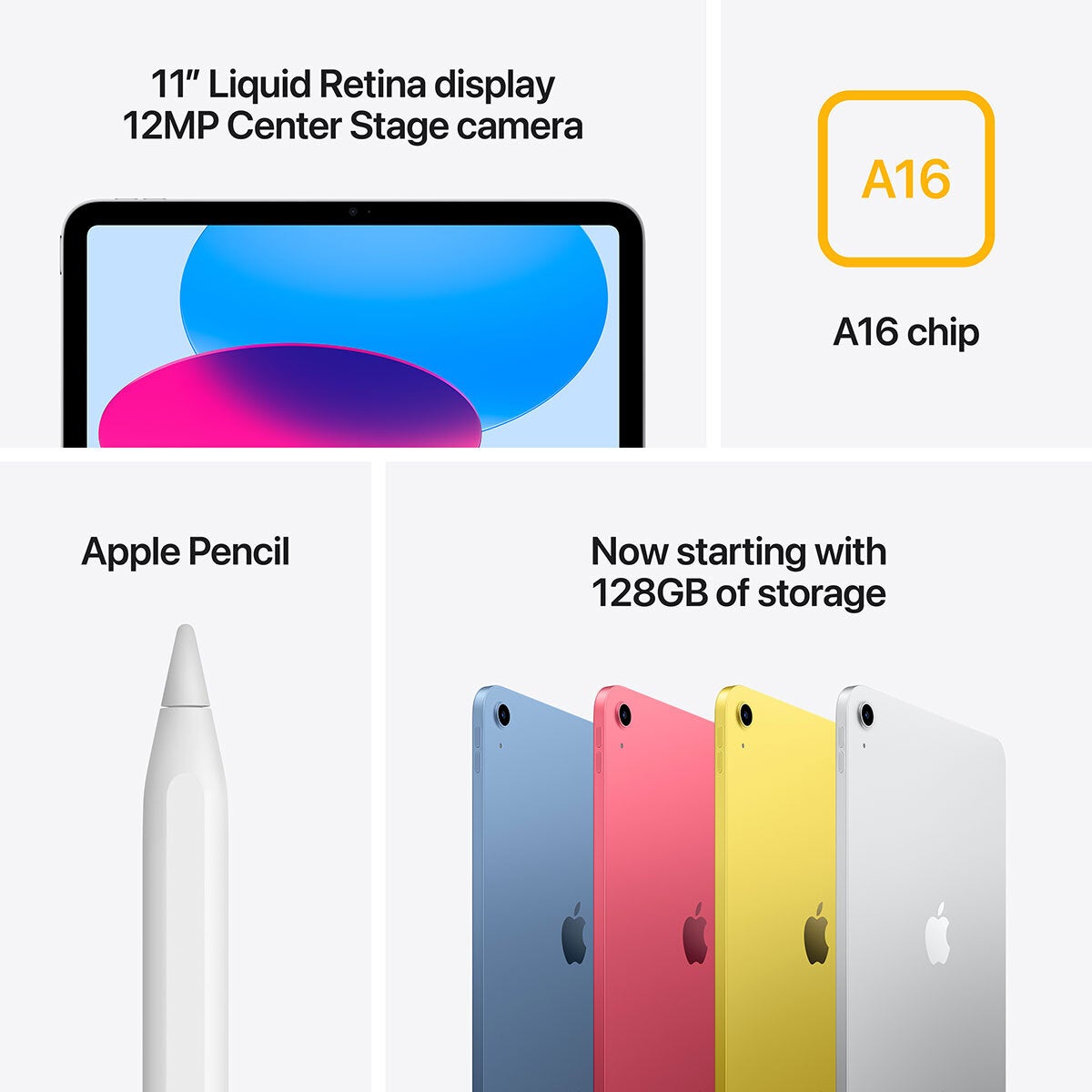 Apple iPad A16, 11 Inch, WiFi 256GB