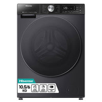 Hisense WD5S1045BB 10.5/6kg, Washer Dryer, D Rated in Black