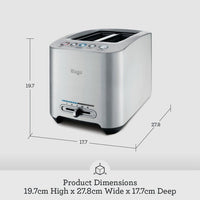 Sage The Smart Toaster, 2 Slice BTA825UK