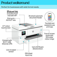HP OfficeJet PRO 9720E A3 All in One Wireless Printer