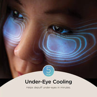 Shark FW312UK CryoGlow Under-Eye Cooling & LED Anti-Ageing & Blemish Repair Mask in Blue Frost
