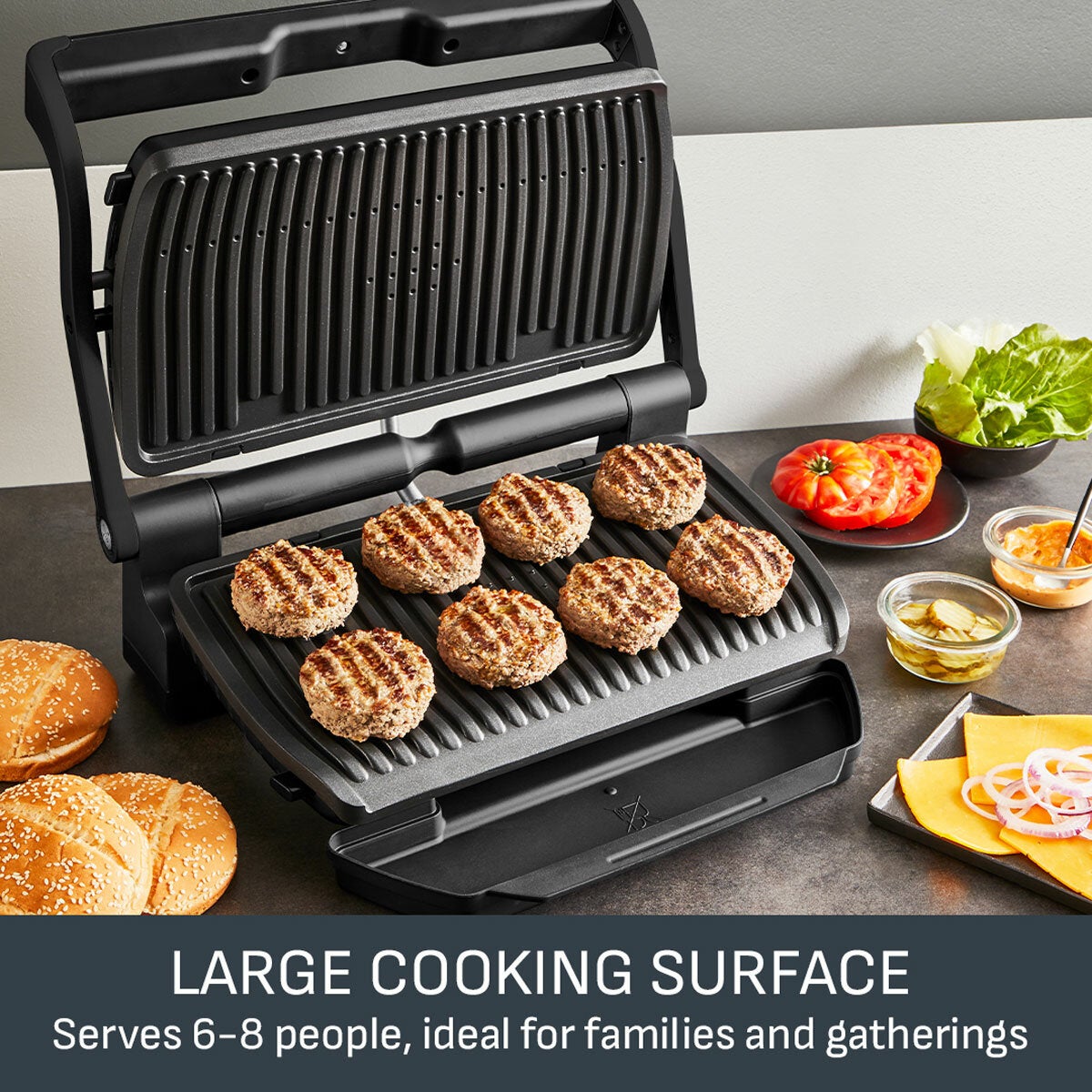 Tefal Optigrill XL, Matt Black, GC7278G1