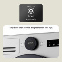 LG Series 7 AI Direct Drive F4X7011TSB 11kg, 1400rpm, Washing Machine, A Rated in Silver