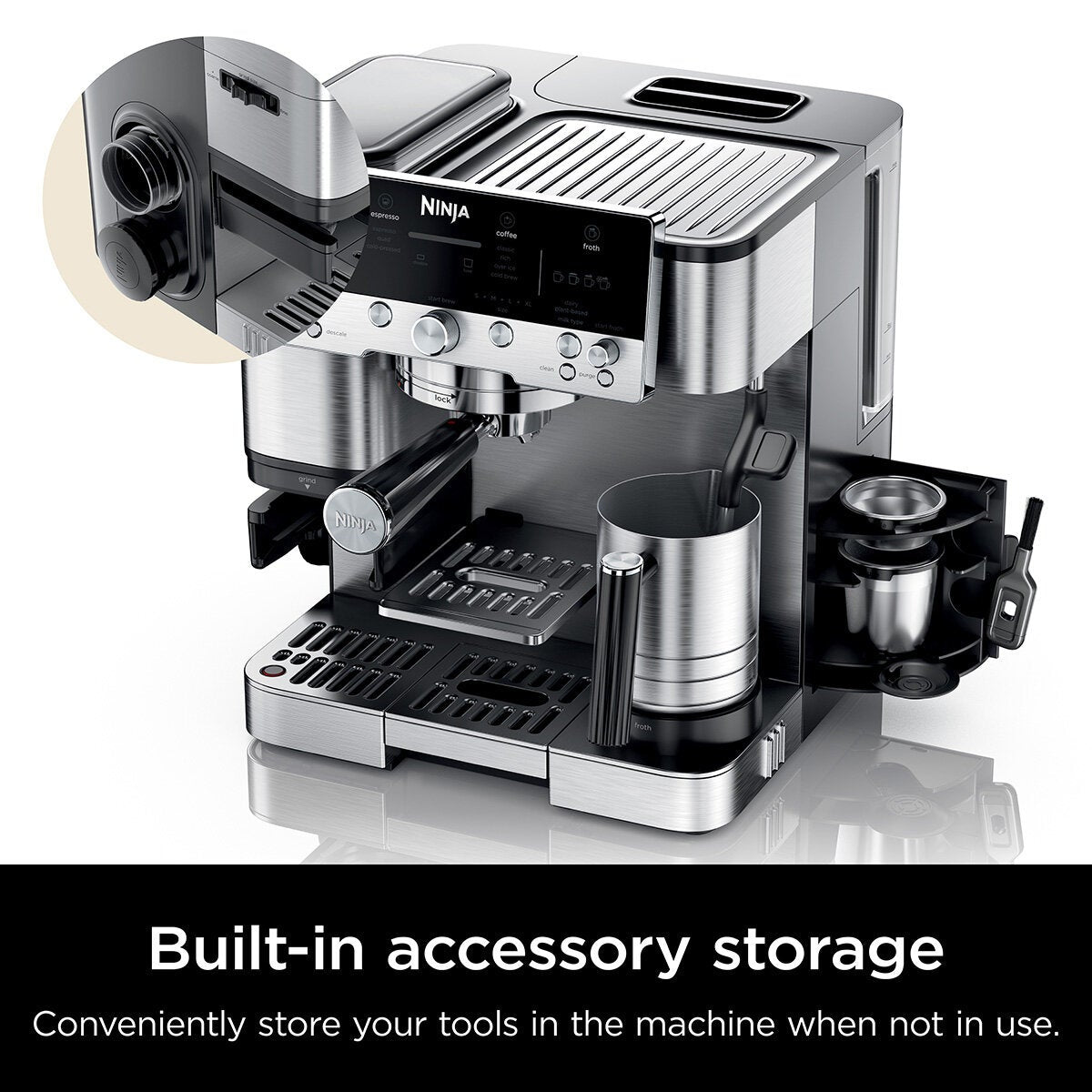 Ninja Luxe Café Premier Bean to Cup Coffee Machine, ES601UK