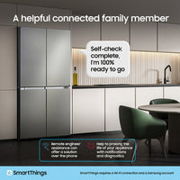 Samsung Series 9 SpaceMax RF65DG960EB1EU 646L Smart Multi Door Fridge Freezer, E Rated in Black