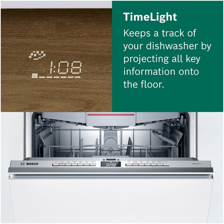 Bosch SMV6ZCX10G Fully Integrated, 14 Place Setting Dishwasher, B Rated