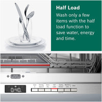 Bosch SMV6ZCX10G Fully Integrated, 14 Place Setting Dishwasher, B Rated