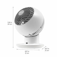 Iris Woozoo Air Circulator Fan With Remote, White
