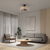 Artika Kalani 24" (61cm) Rattan Fan Light with Remote Control