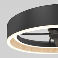 Artika Alton 24" (61cm) Wood Accent Fan Light with Remote Control