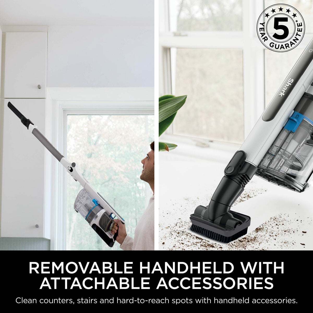 Shark PowerPro Pet Cordless Stick Vacuum, with Anti Hair Wrap & Floor Detect IZ380UKT