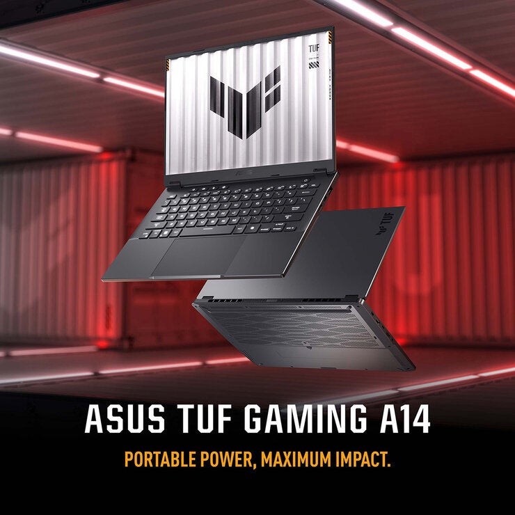 ASUS TUF A14, AMD Ryzen AI 7, 16GB RAM, 1TB SSD, NVIDIA GeForce RTX 5050, 14 Inch Gaming Laptop, FA401KH-RG005W