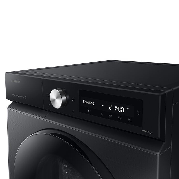 Samsung Series 7 WW90DB7U94GBU1, 9kg Smart Washing Machine, A Rated in Black