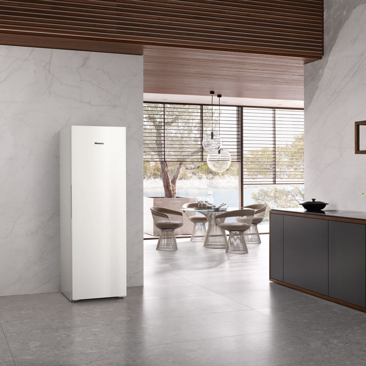 Miele FNS 4382 D Freezer, D Rated in White