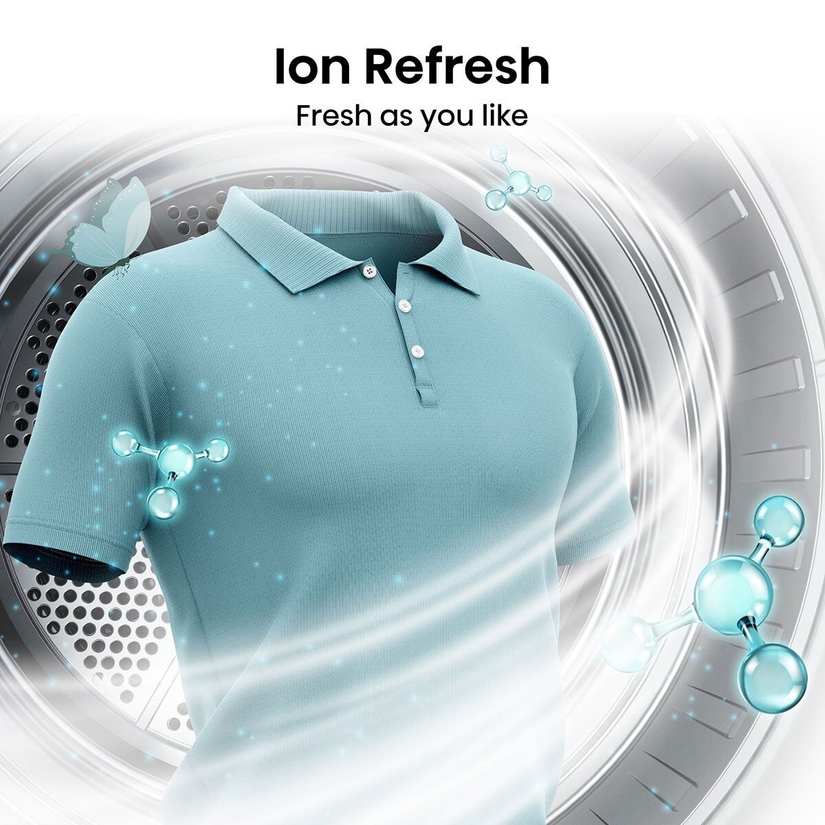 Hisense DH5S902BB, 9kg Heat Pump Tumble Dryer, A+++ Rated in Black