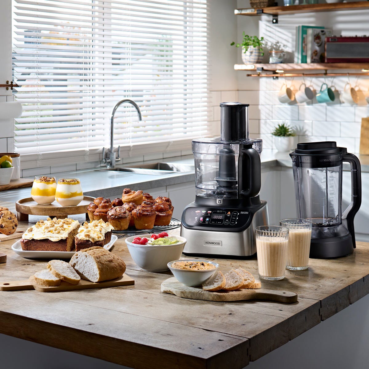 Kenwood MultiPro OneTouch Food Processor and Blender, FDM73.480SS