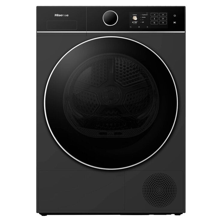 Hisense 5i Series DH5I104BBAB, 10kg Heat Pump Dryer, A+++ Rated in Black
