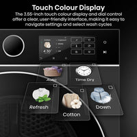 Hisense 5i Series DH5I104BBAB, 10kg Heat Pump Dryer, A+++ Rated in Black