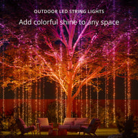 158ft (48m) Twinkly Generation II 600 App Controlled Multicolour + White Strings LED Lights